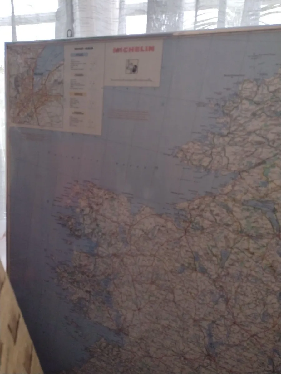 Vintage Michelin tyres map of Ireland - Image 1