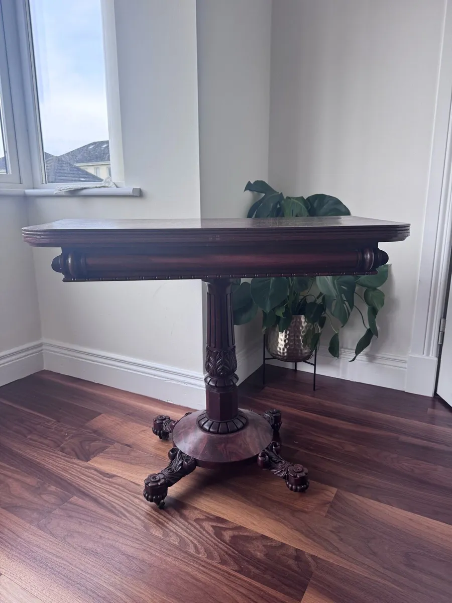 Antique Fold over Table - Image 1
