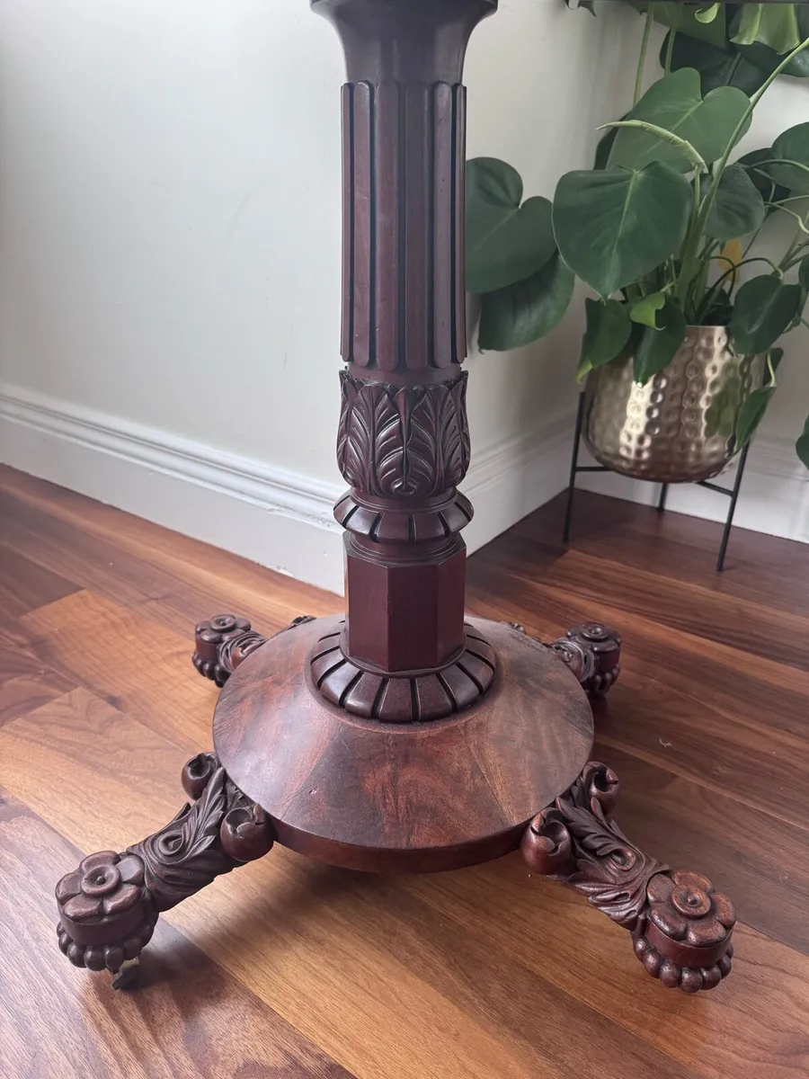 Antique Fold over Table - Image 2