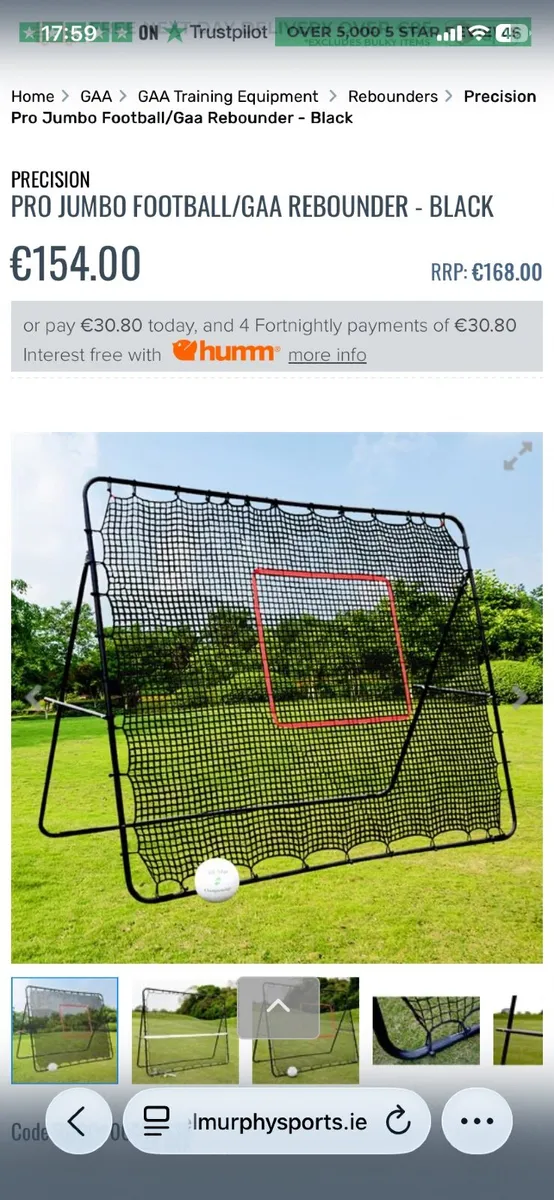 Rebounder hurling, soccer and football - Image 1