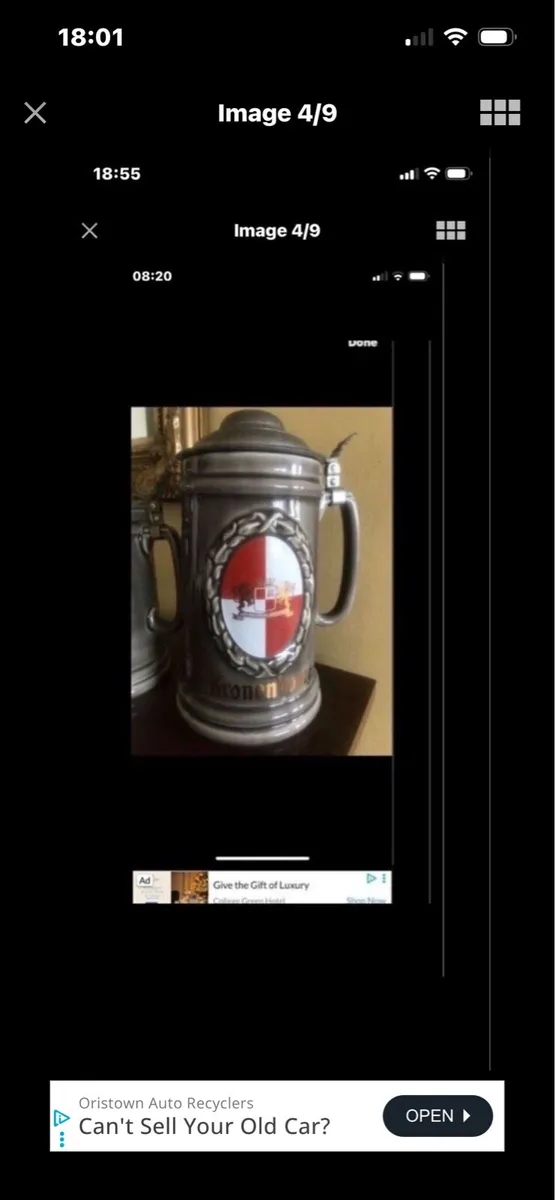 Vintage Kronembourg Stein Set - Image 4