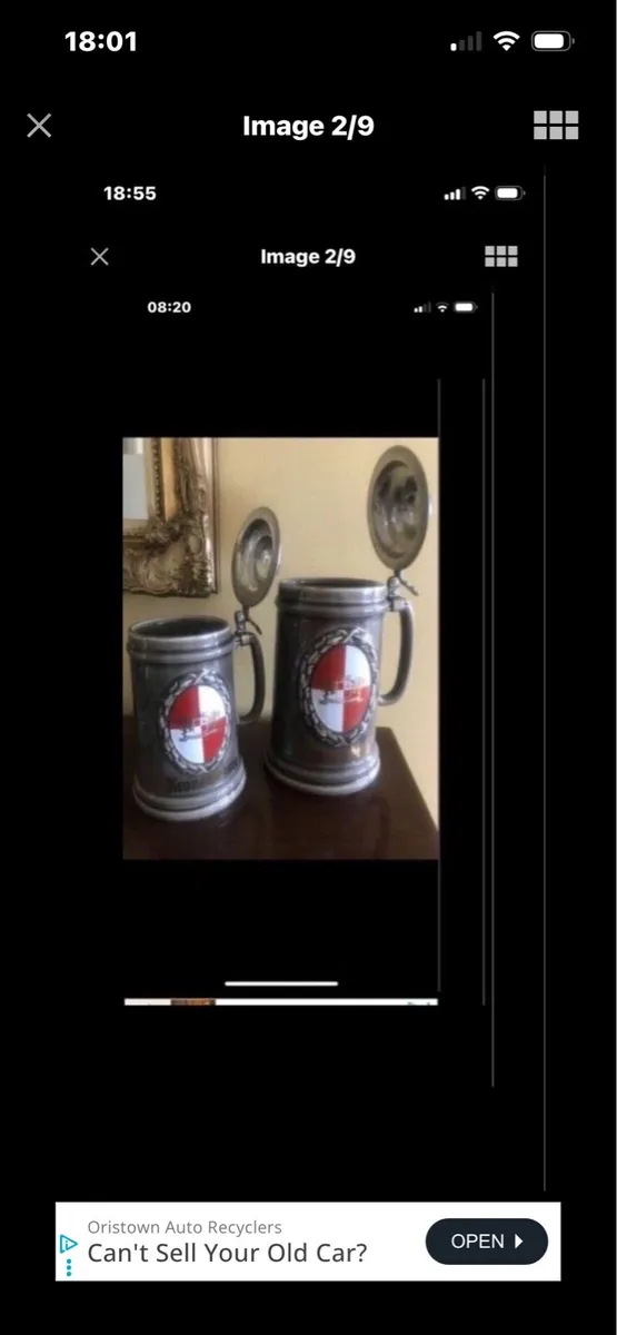 Vintage Kronembourg Stein Set - Image 2