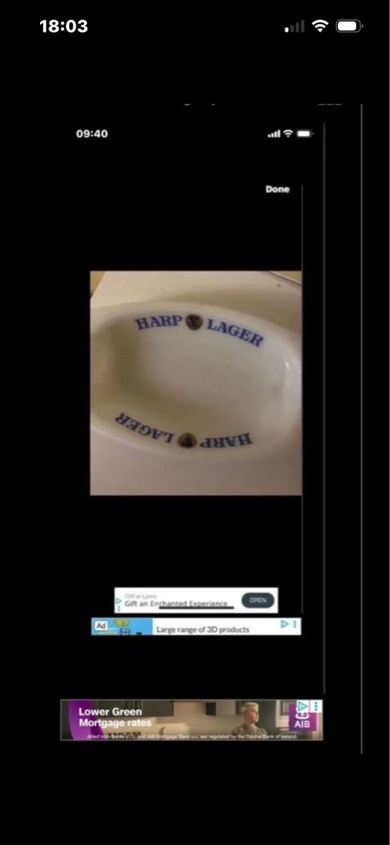 Vintage Harp Lager Dish - Image 3