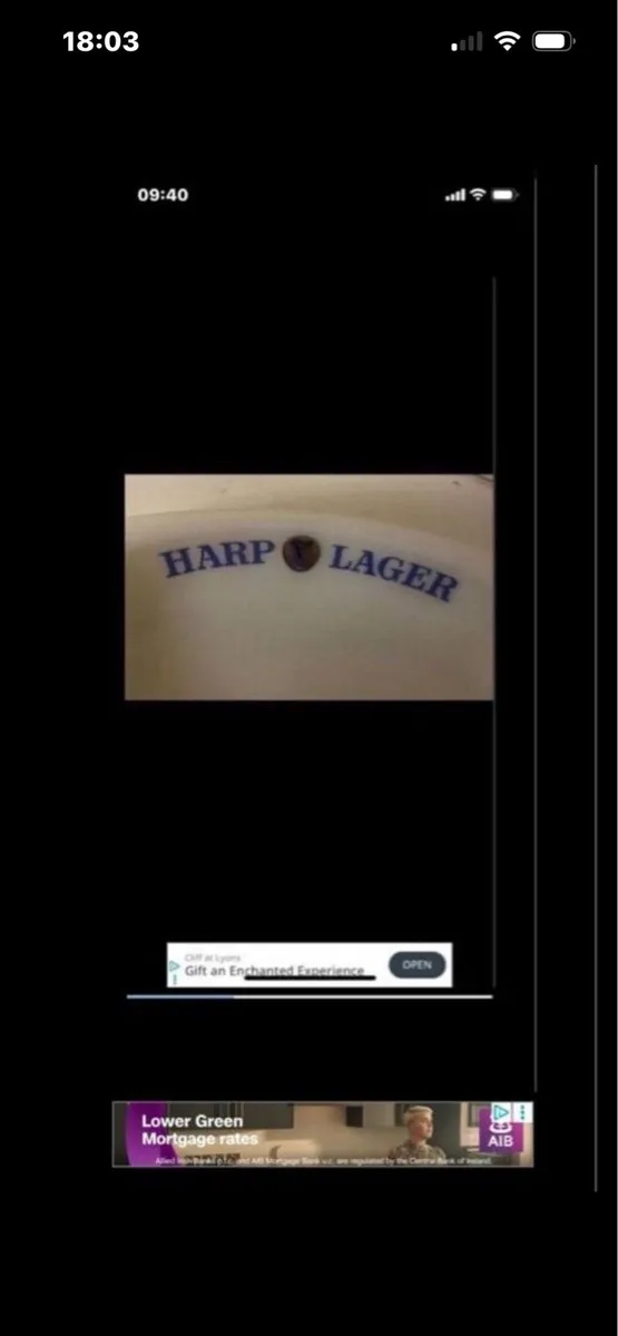 Vintage Harp Lager Dish - Image 4