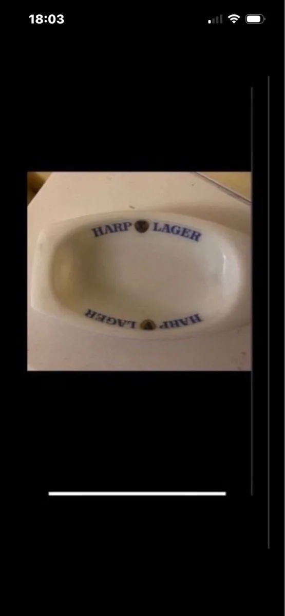 Vintage Harp Lager Dish - Image 1