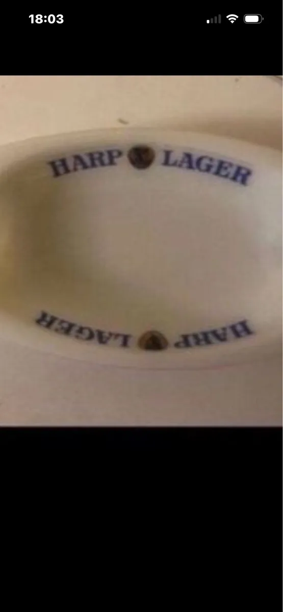 Vintage Harp Lager Dish - Image 2