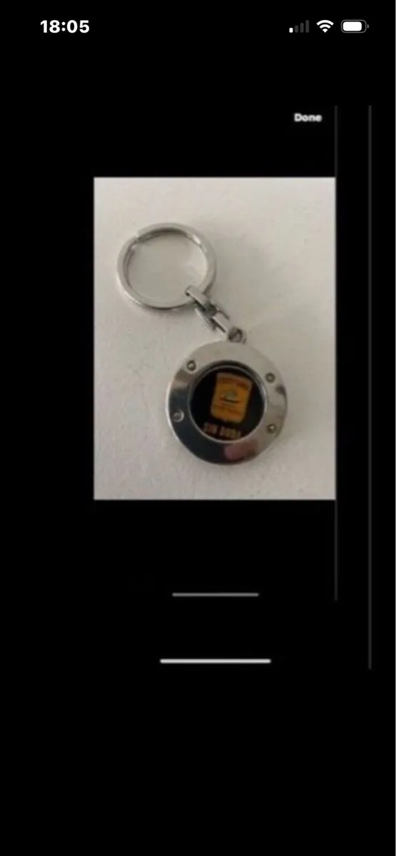 Rare Cutty Sark Key Ring/ Trolly Coin - Image 2