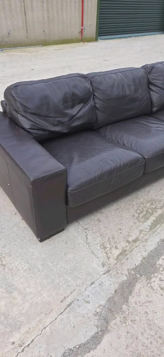 Corner Sofa ( real leather) - Image 3