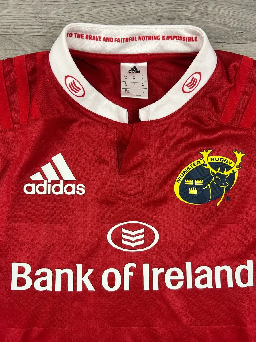Adidas Munster Rugby Jersey Shirt Mens Medium - Image 3
