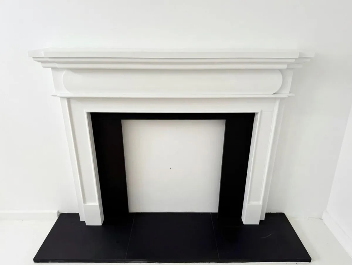 Santa Clara Marble Fireplace - Image 1