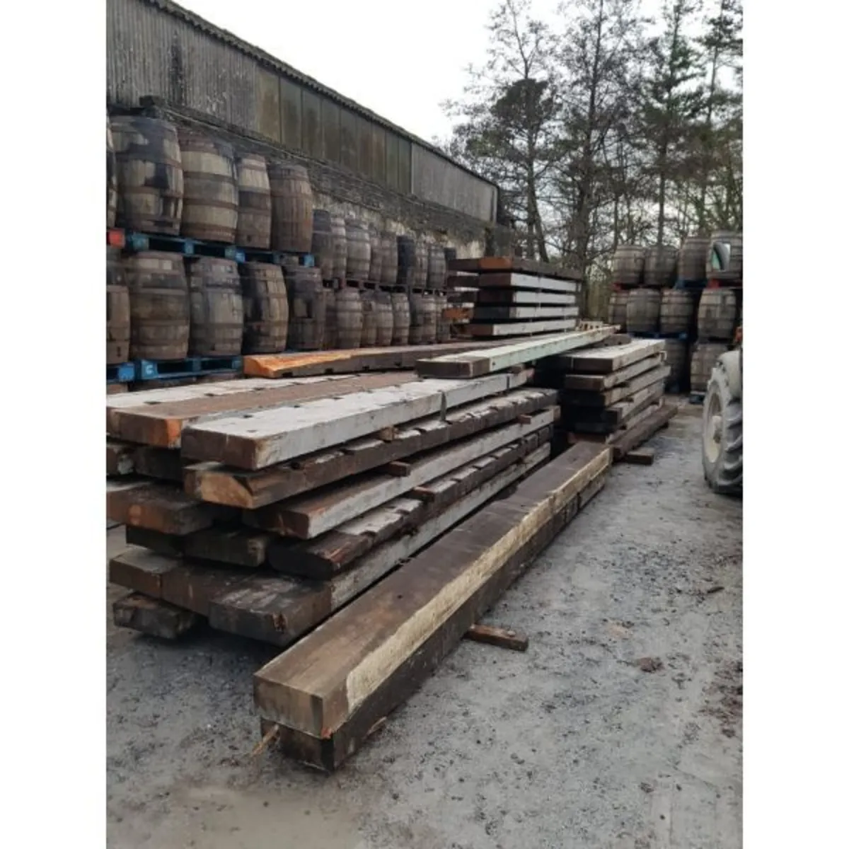 Pitch Pine – Beams – Raw State - Image 3