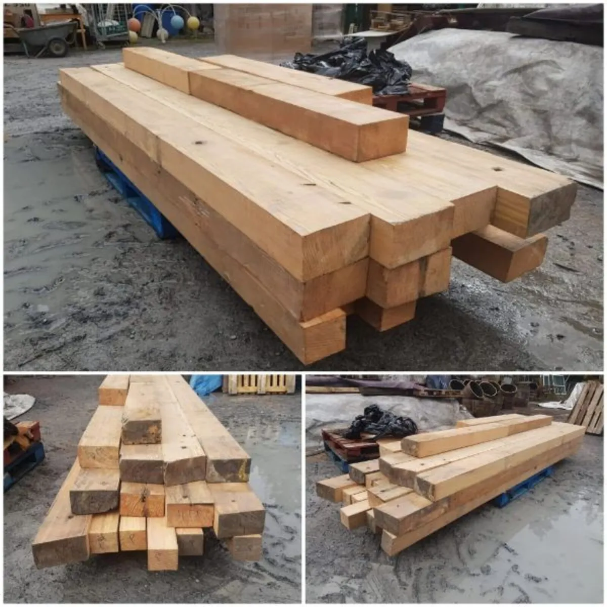 Pitch Pine – Beams – Raw State - Image 4