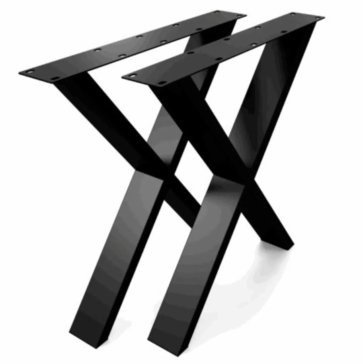 Metal Table Legs Type X Loft Style 86×80 Set of2 - Image 1