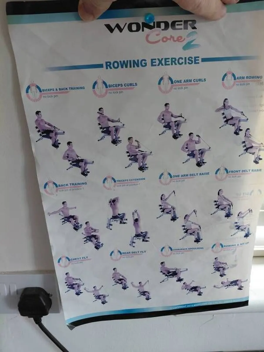 Exercise Bike and Rowing Bench - Image 3