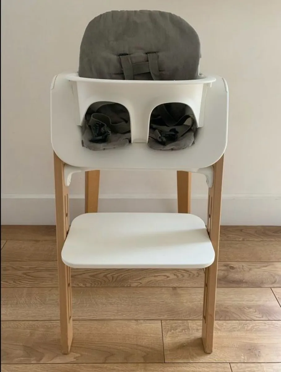 Stokke steps high chair and junior chair - Image 1