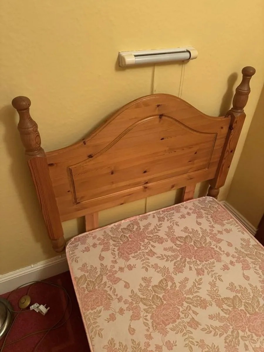 Single bed base and headboard - Image 2