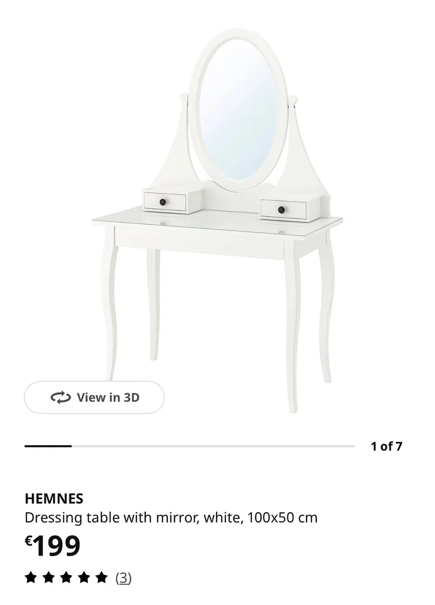 IKEA Hemnes Dressing Table - Image 1