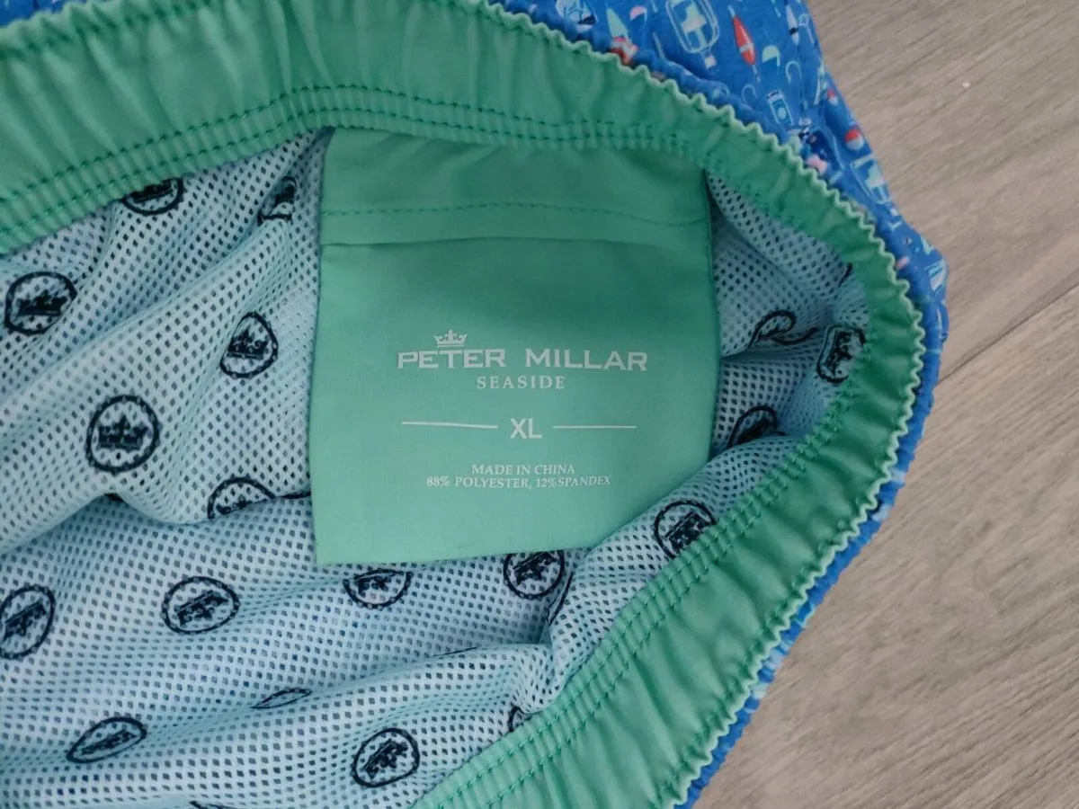 NEW Peter Millar Patterned Shorts Mens XL - Image 4