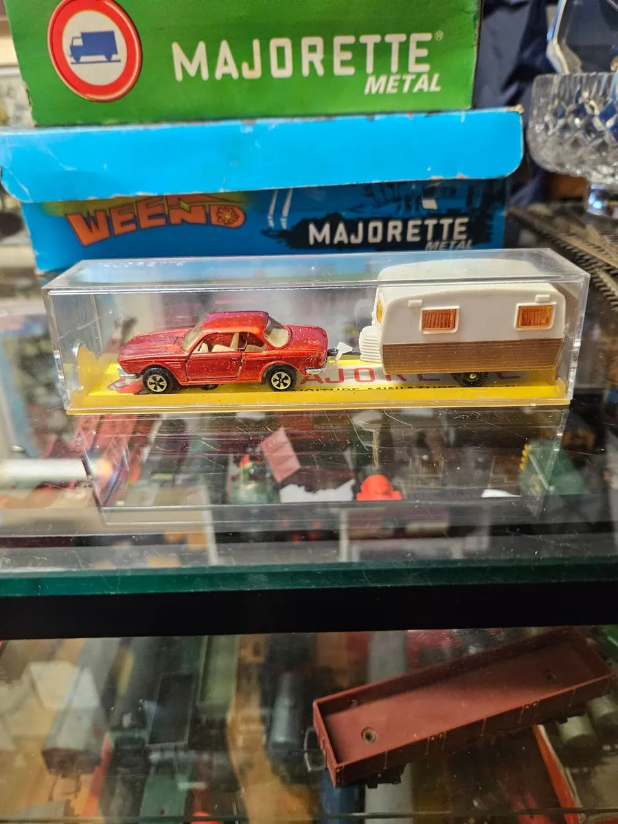 Corgi Majorette BMW and Caravan Set - Image 1