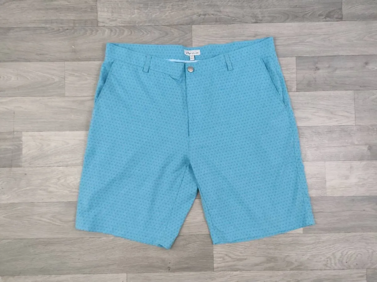 Peter Millar Patterned Golf Shorts Mens W38 - Image 1