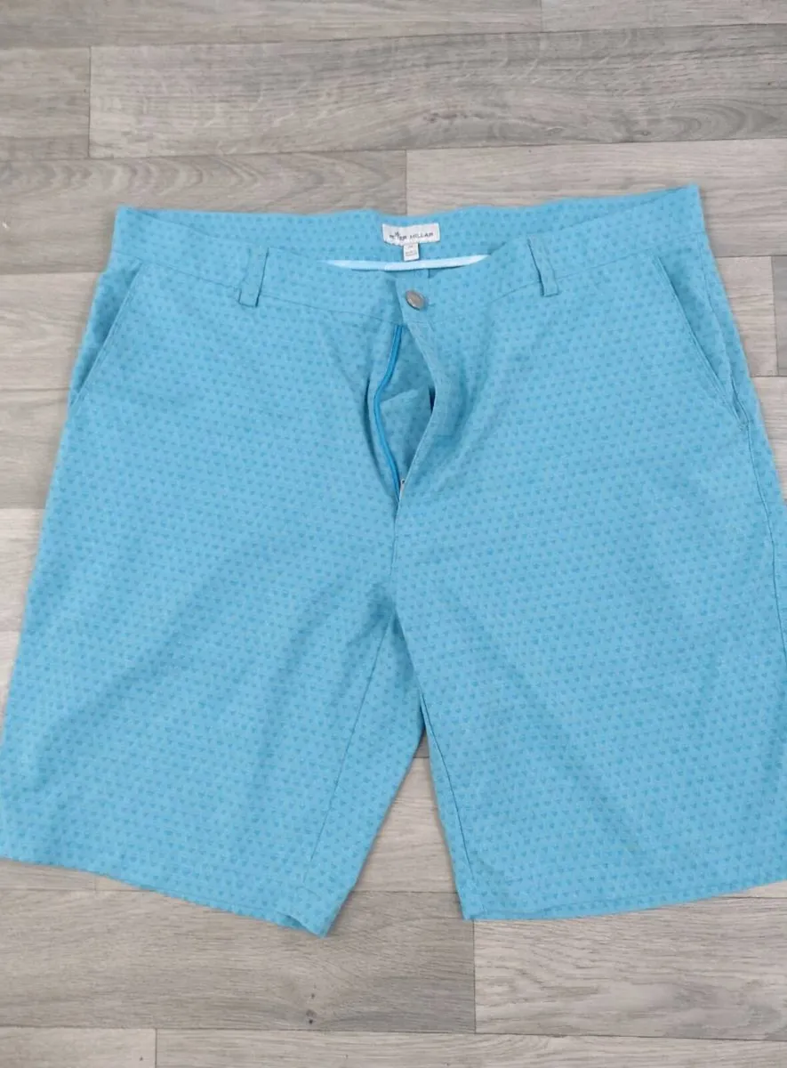 Peter Millar Patterned Golf Shorts Mens W38 - Image 2