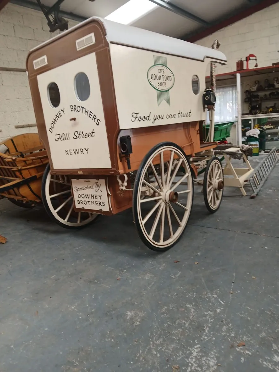 Bakers Cart and Horse Drawn Roller - Image 1