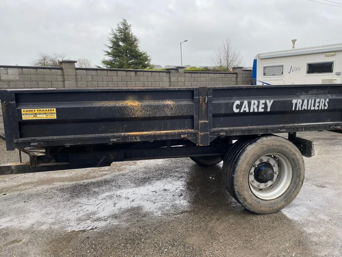 Carey Single axle steel tipper trailer - Image 1