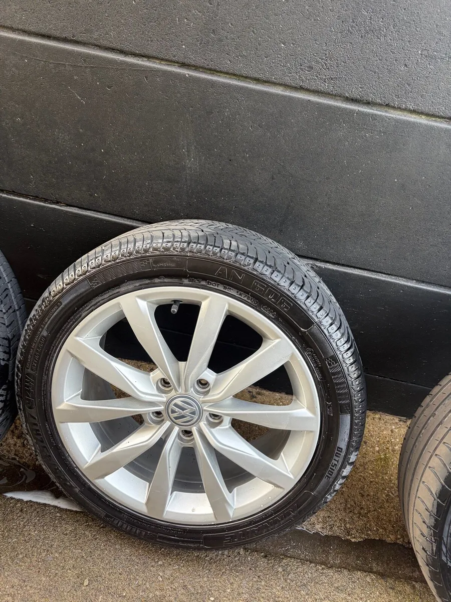 VW MK7 alloys+tyres - Image 2