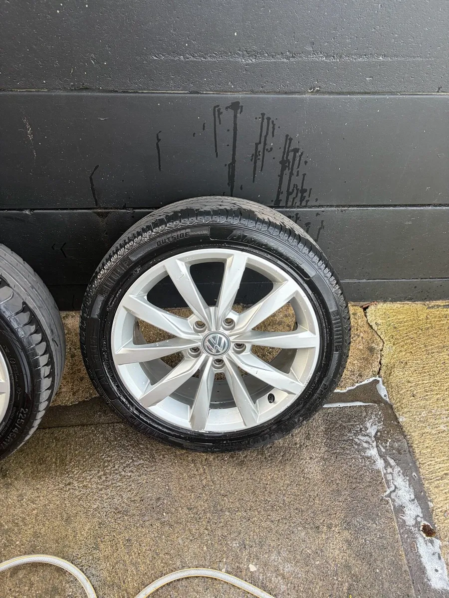 VW MK7 alloys+tyres - Image 4