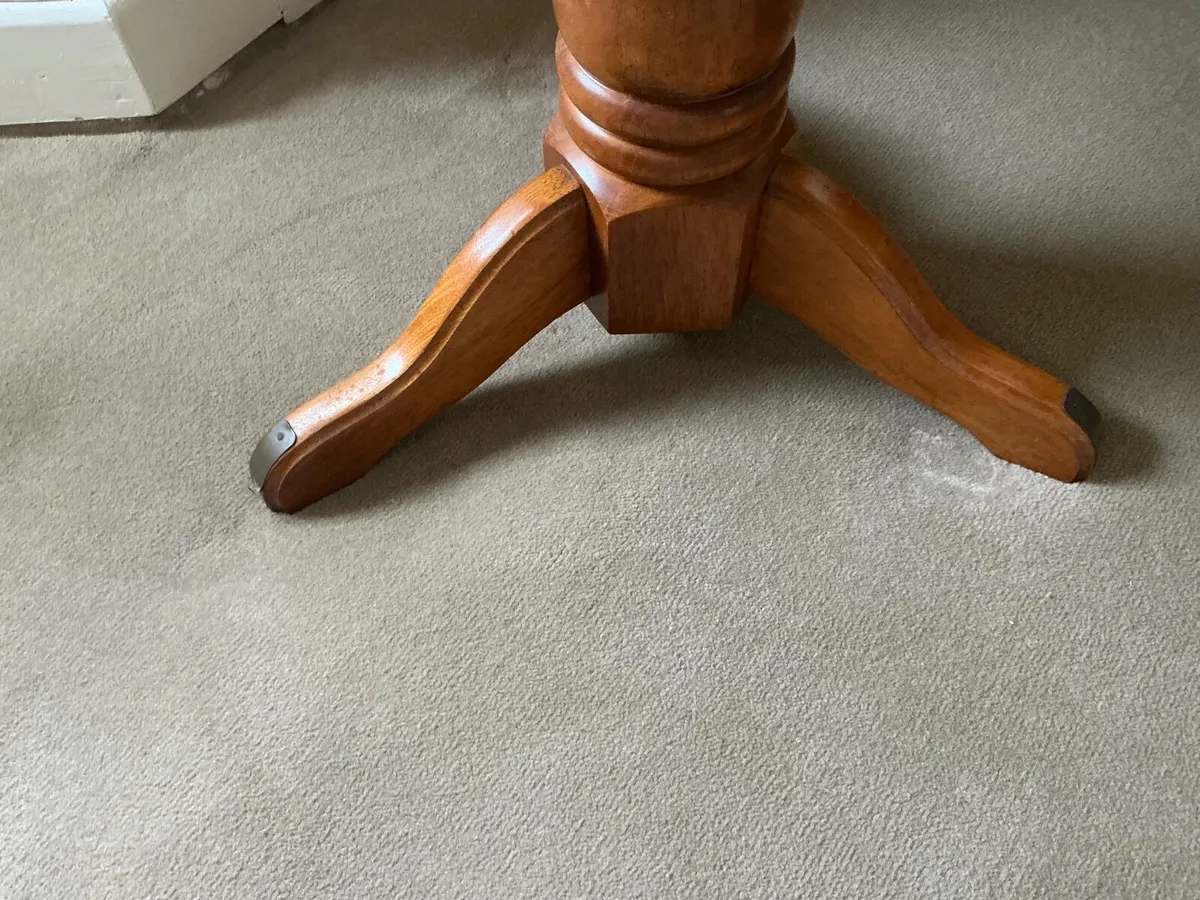 Solid Oak light oak Drum Table - Image 2