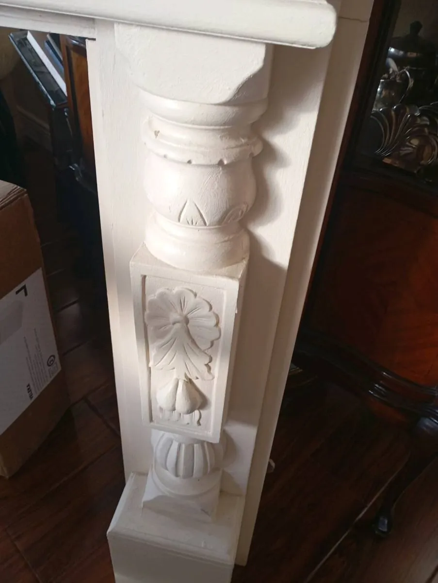 Cream Painted Fireplace Surround - Image 2