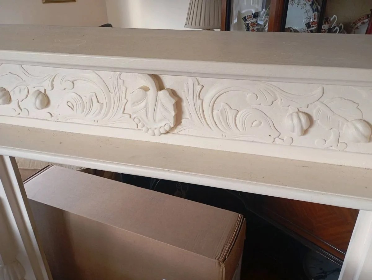 Cream Painted Fireplace Surround - Image 3