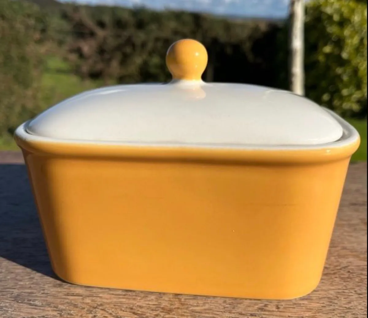 Carrigaline Pottery Full Size Butter Dish - Image 1