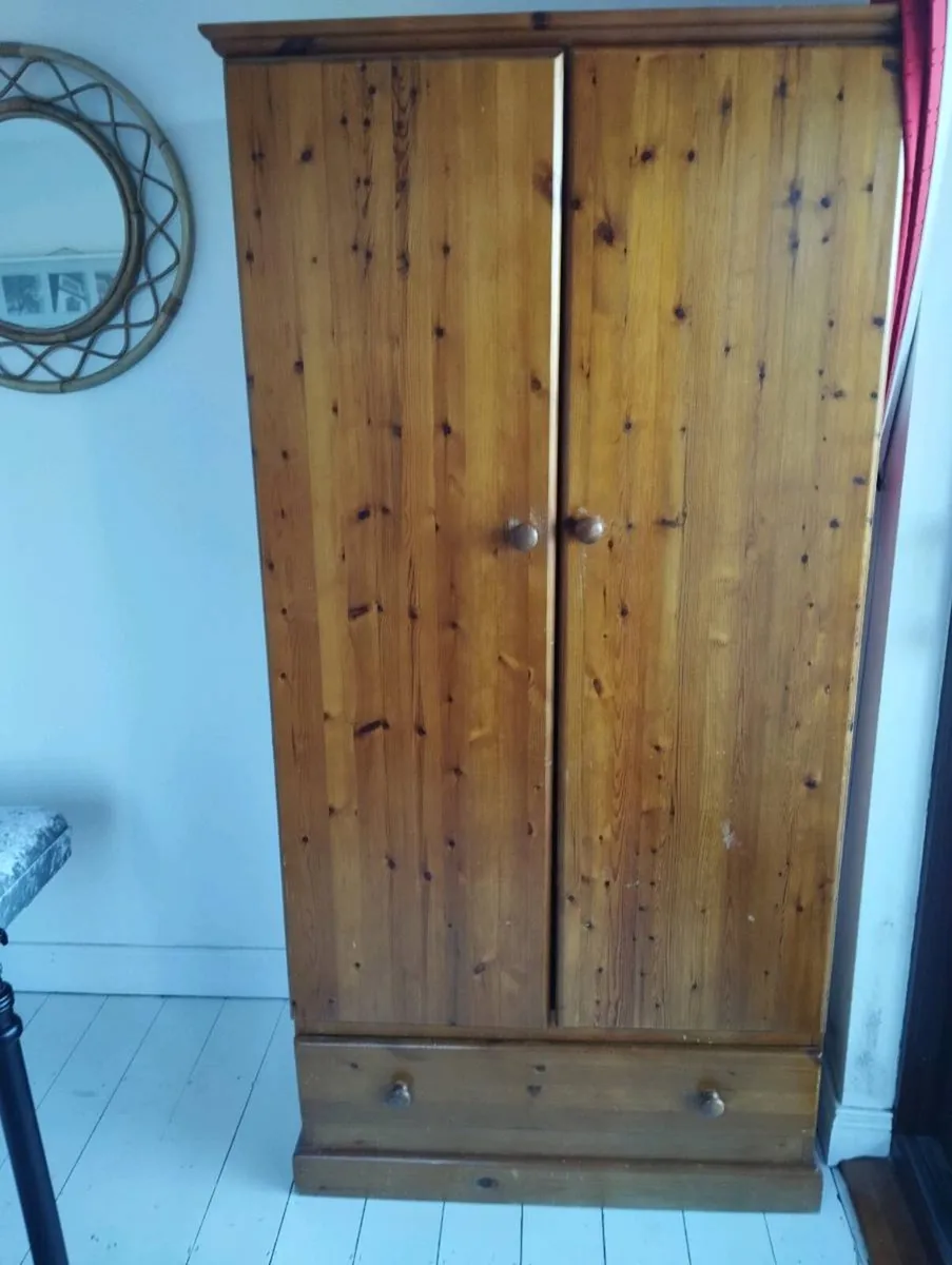 Pine wardrobe