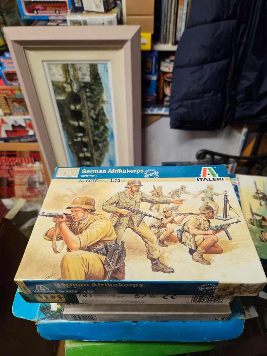 Airfix Italeri German Africa Korp Soldiers