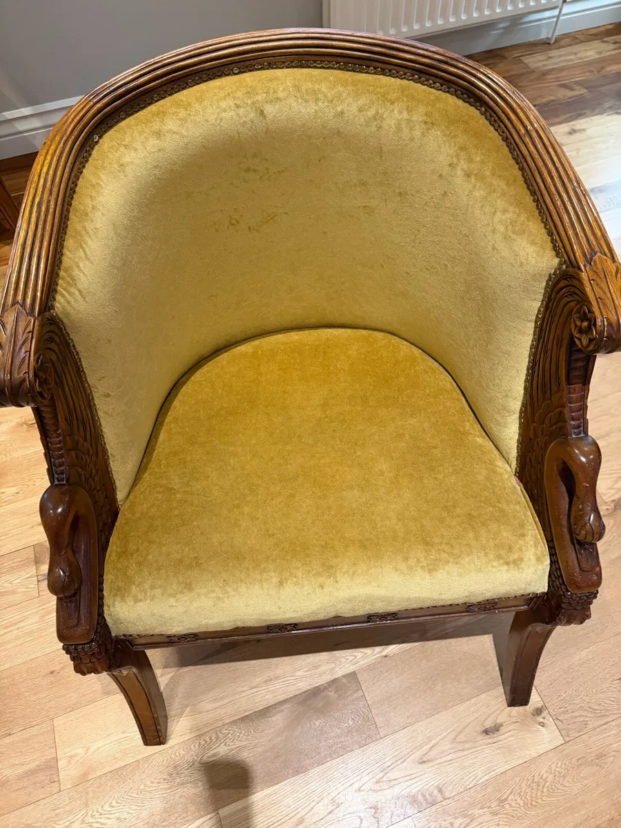 Pair of Vintage Style Armchairs - Image 4