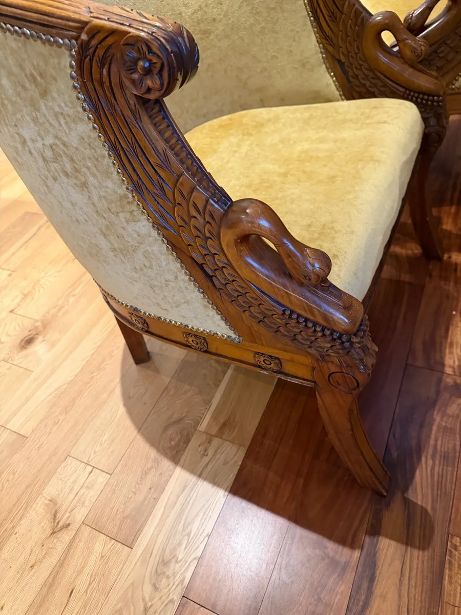 Pair of Vintage Style Armchairs - Image 2