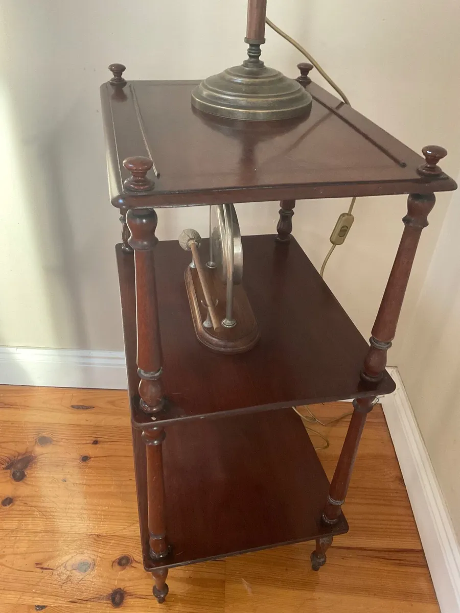 Antique 19th century mahogany whatnot - Image 4