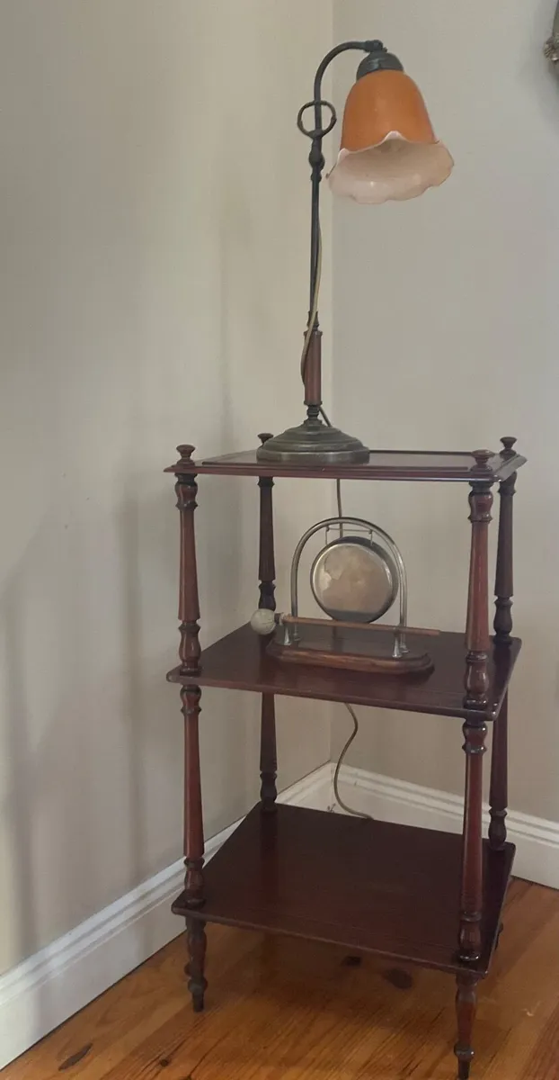 Antique 19th century mahogany whatnot - Image 1