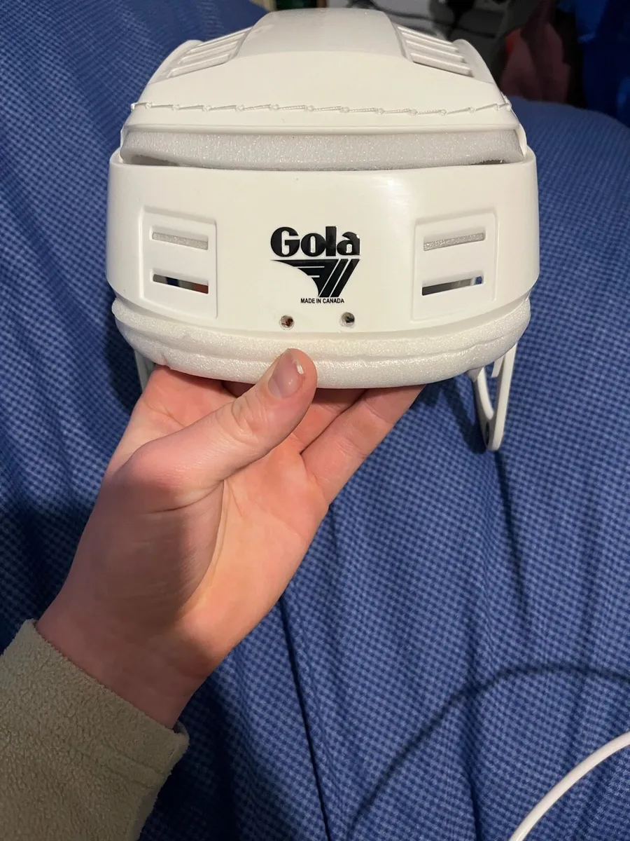 White gola cooper hurling helmet - Image 1