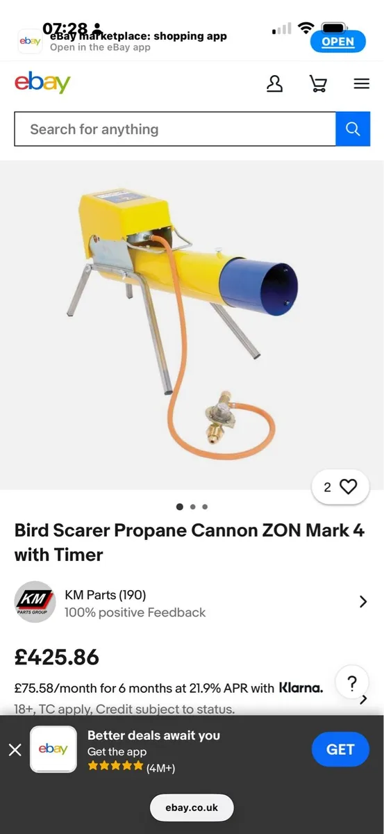 Zon 4 bird scarer / repeller / banger - Image 3