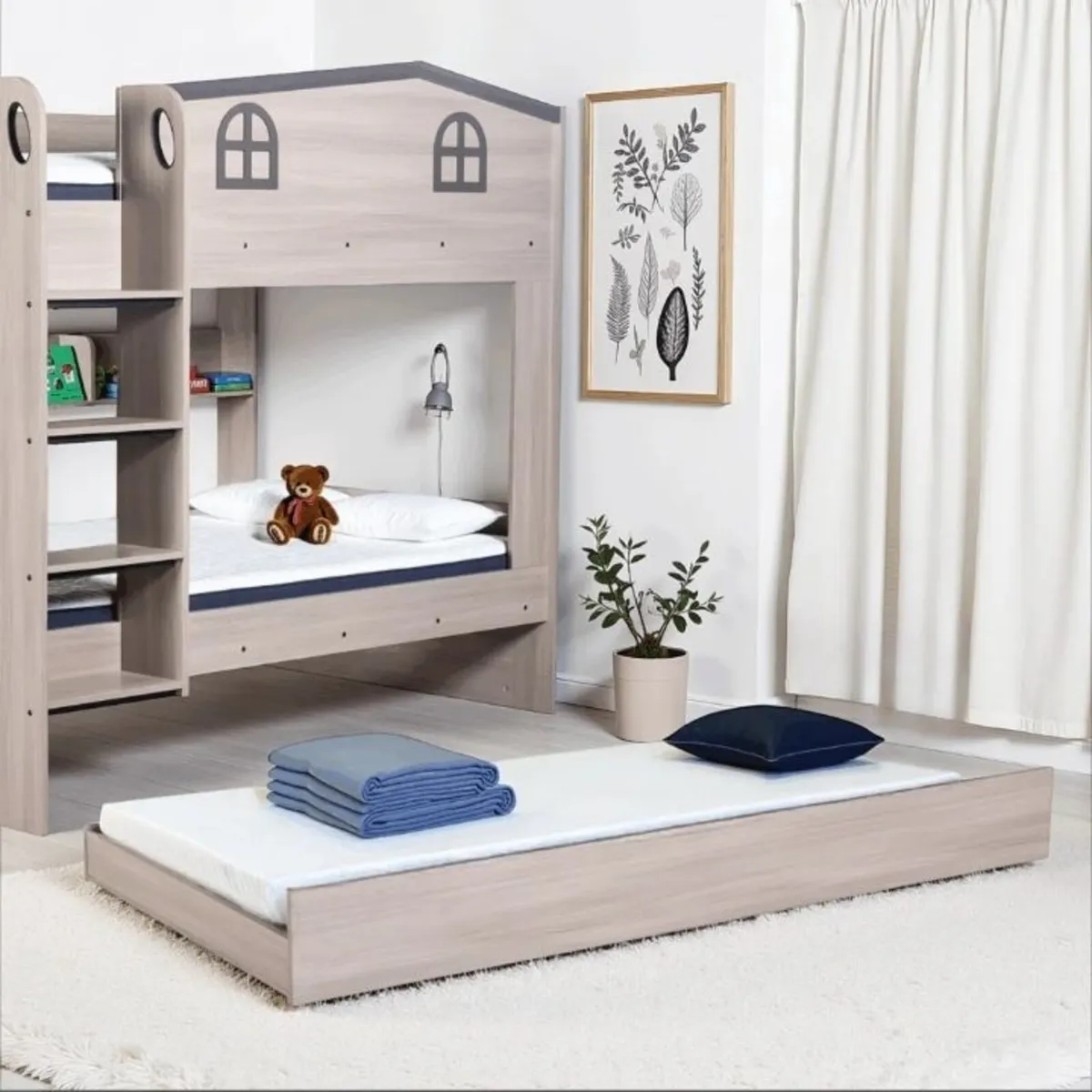 Hector 4ft Bunk Bed / Add 3ft Trundle - Image 1