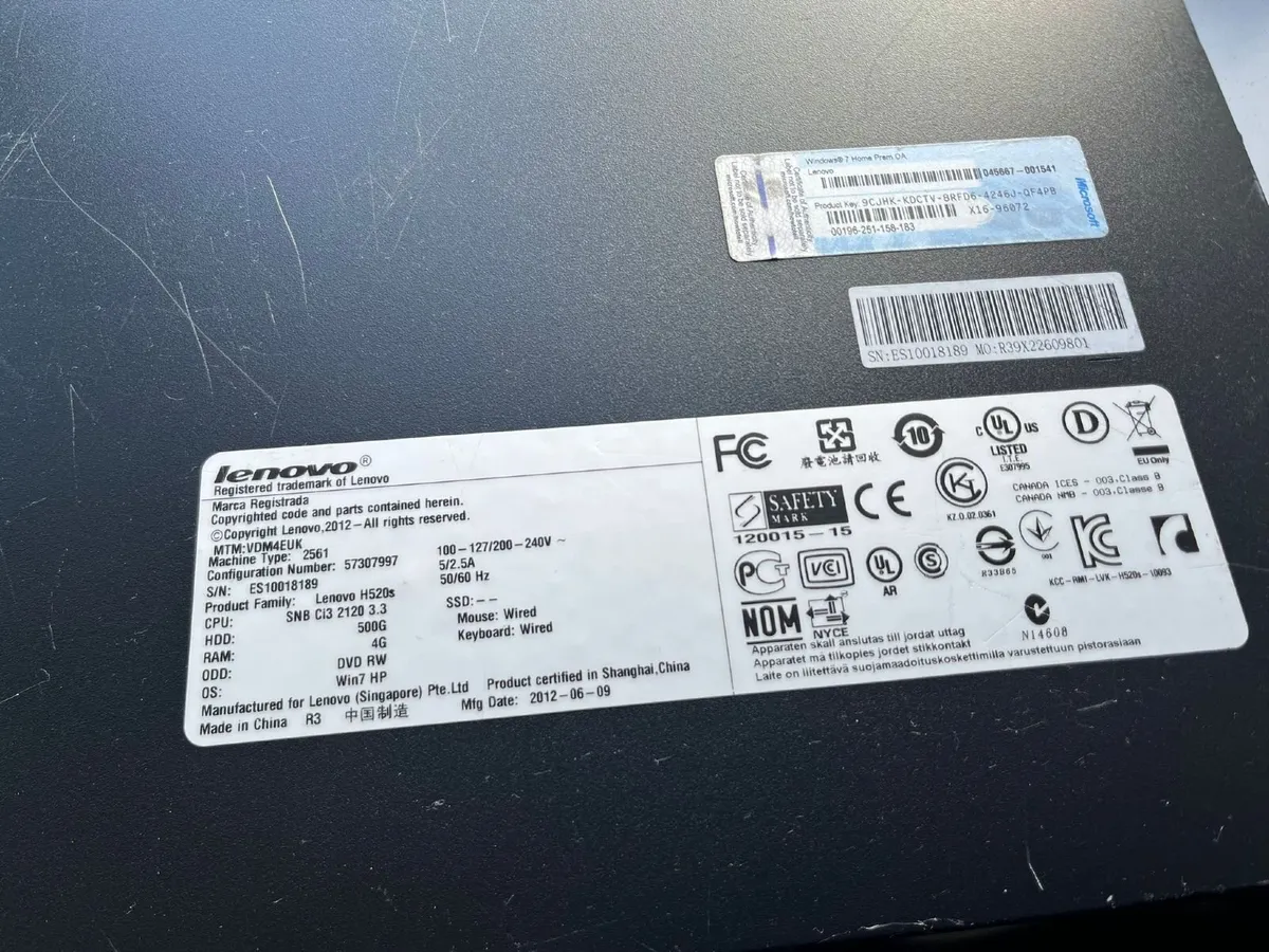 Lenovo Core i3 Desktop Computer - Image 4