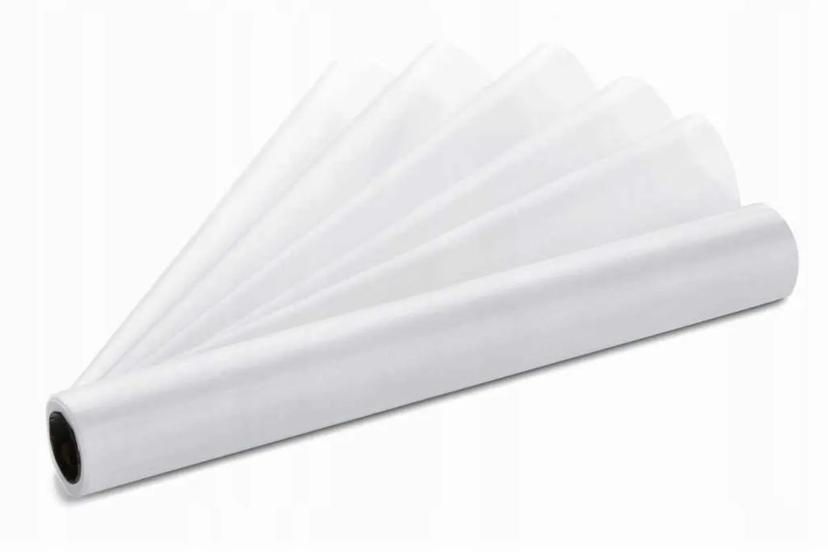 Tulle Roll ,fabric ribbon white - Image 4