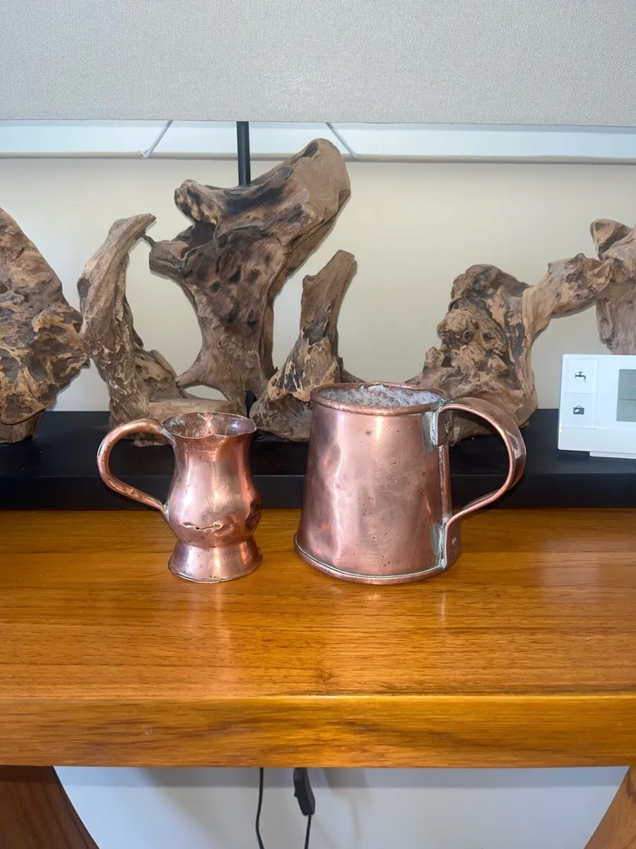 Victorian Copper Pub Measures - Image 1