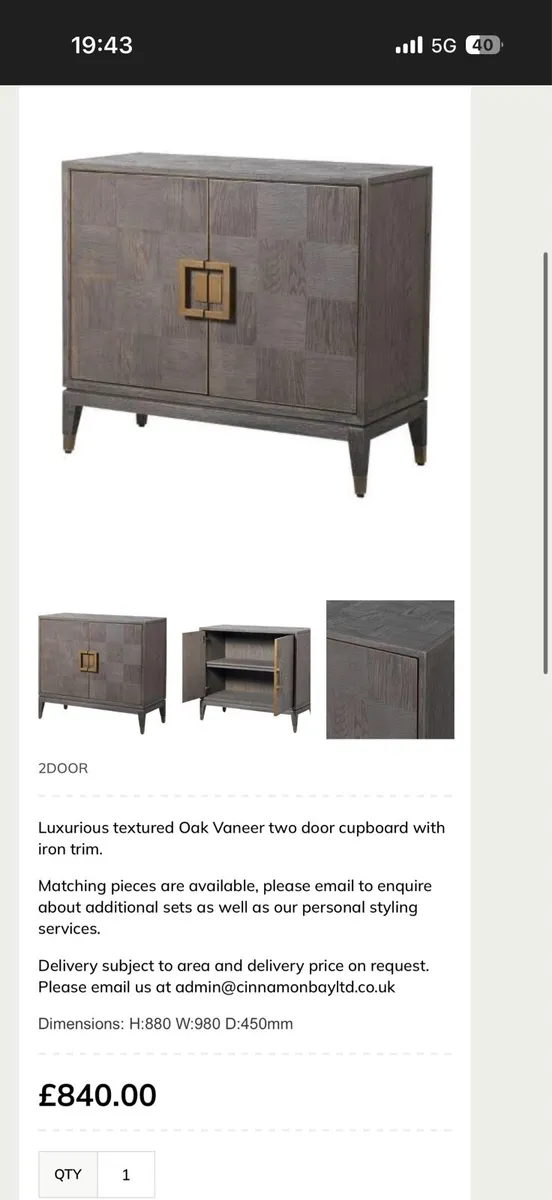 Tv unit and side board - Image 4