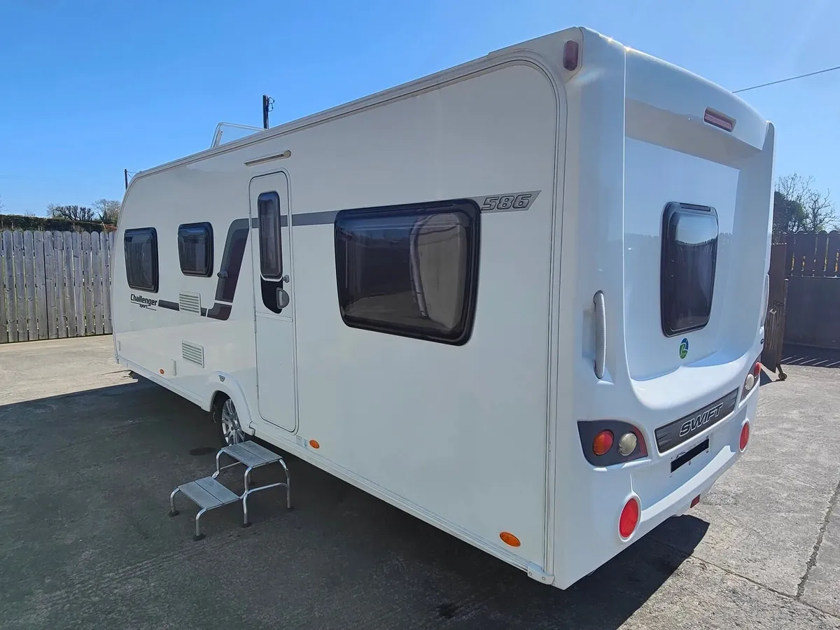 Lightweight 2014 Swift 6/7 berth & mover & Awning - Image 3