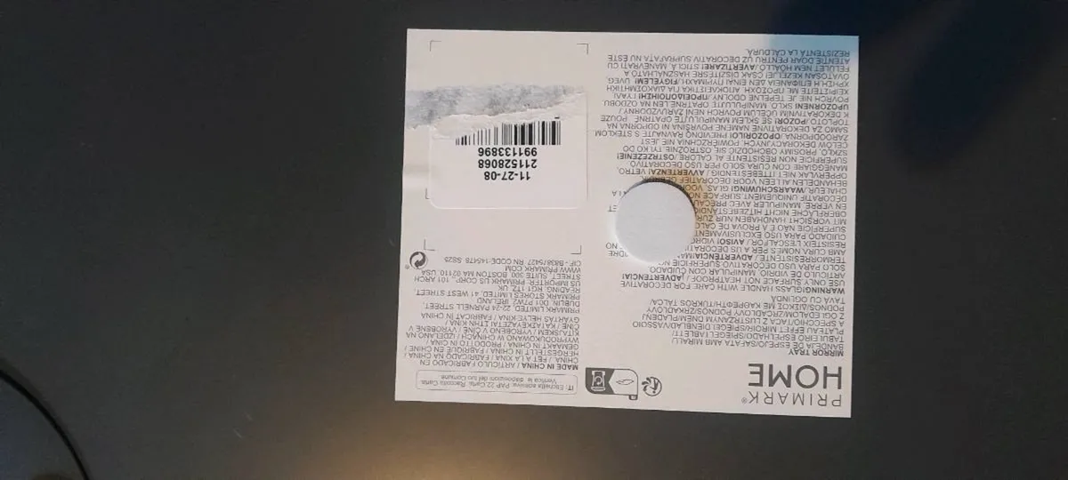 Food/drinks mirror tray - Image 4