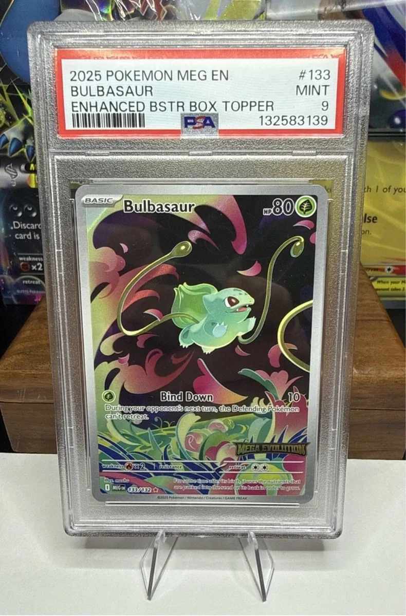 🔥PSA 9 (2025) POKEMON MEG EN BULBASAUR🔥 - Image 1