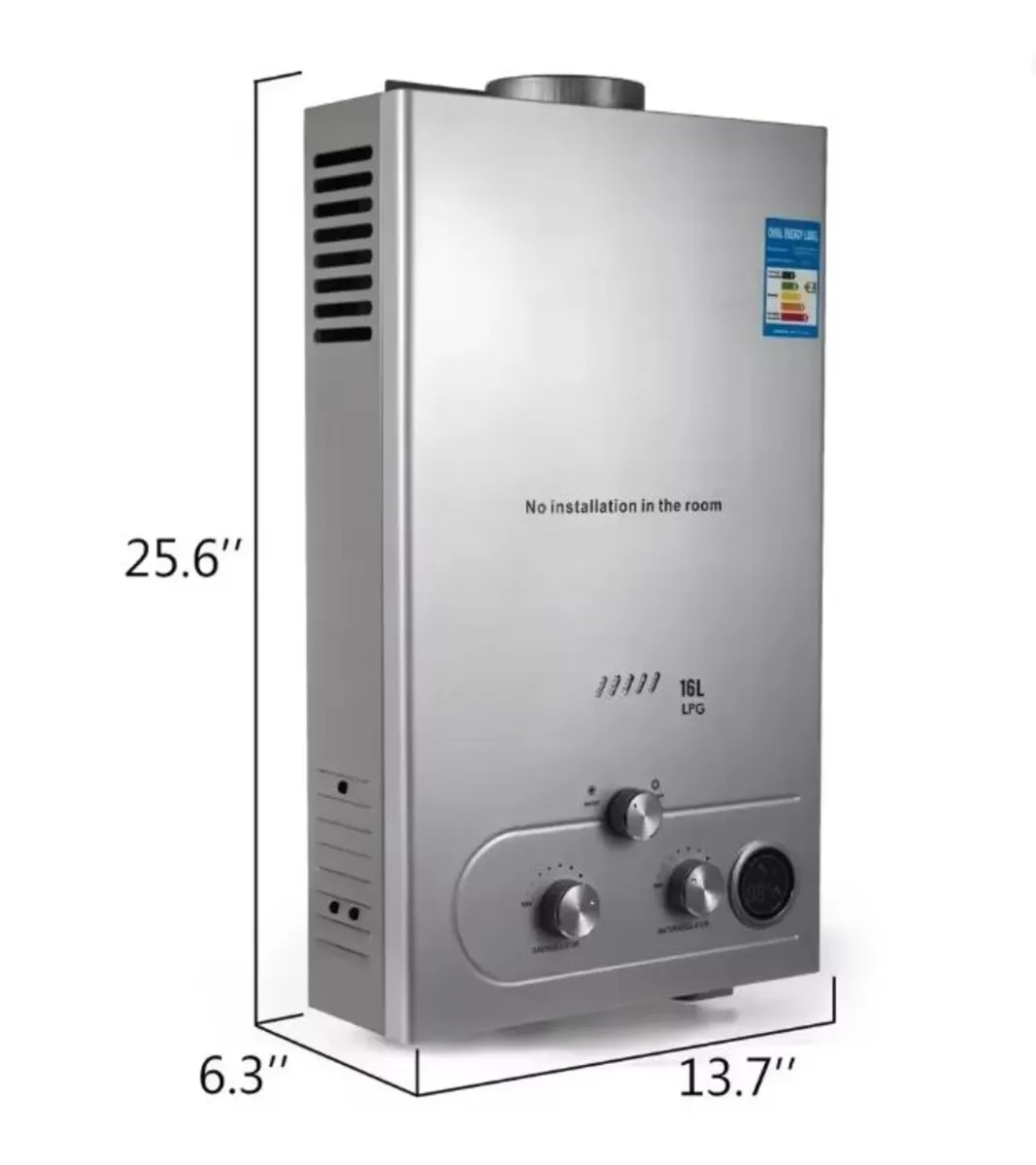 LPG Water Heater 16L - Image 1
